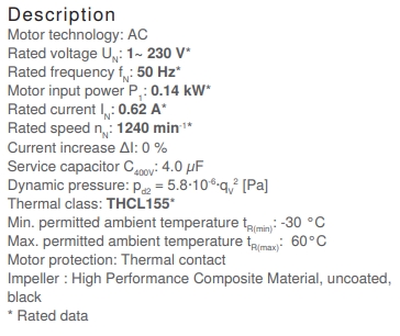 Технологические характеристики RH31V-4EP.WD.1R, арт. 113299